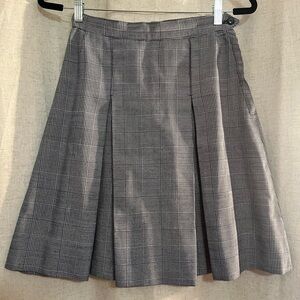 Vintage 80s/90s High Waisted Plaid Skirt 25”